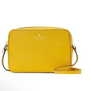 Kate Spade Vibrant Harper Sunflower Field Yellow Crossbody Bag
